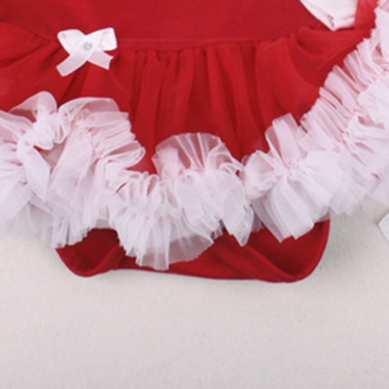 Christmas Baby Girl Gift Set | Festive 4-Piece Newborn Outfit