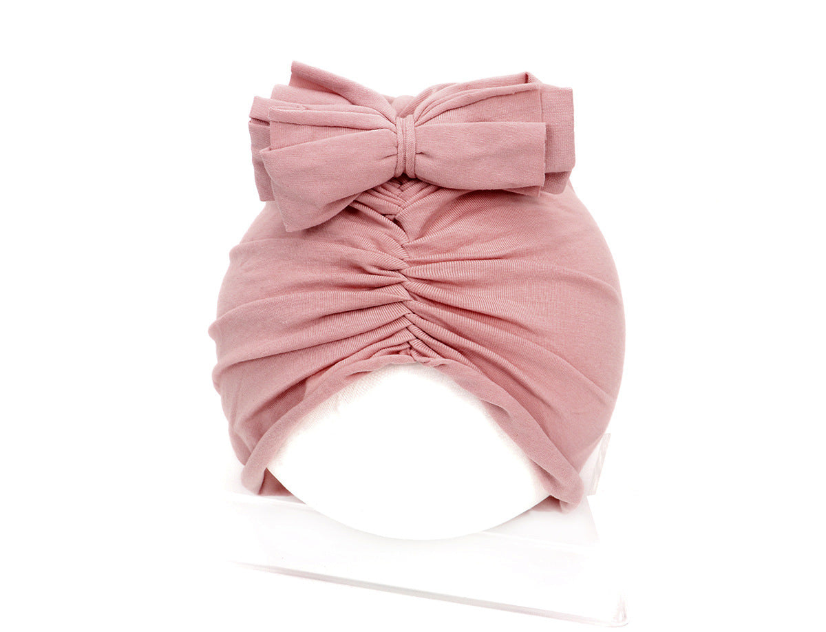 Baby Girl Turban Hat | Soft Knotted Newborn Headwrap & Infant Bonnet Cap