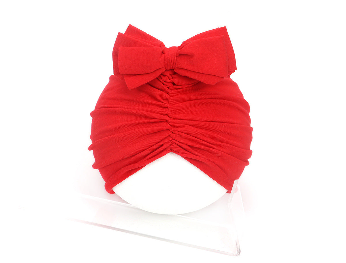 Baby Girl Turban Hat | Soft Knotted Newborn Headwrap & Infant Bonnet Cap