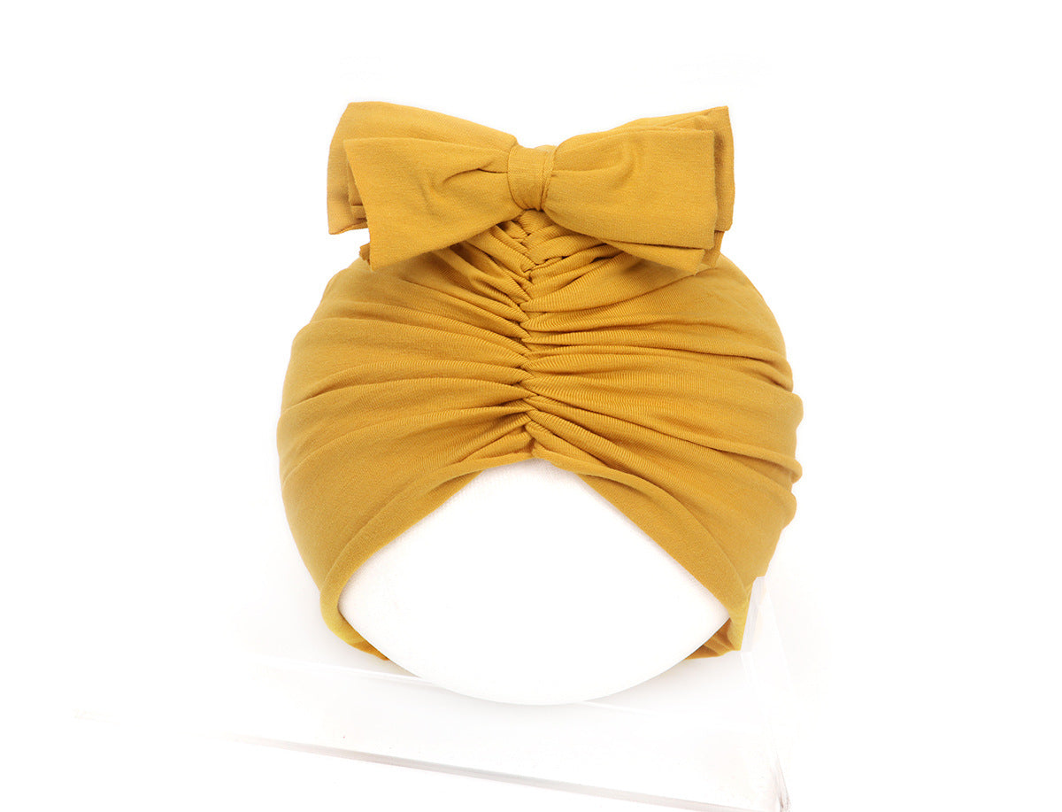 Baby Girl Turban Hat | Soft Knotted Newborn Headwrap & Infant Bonnet Cap