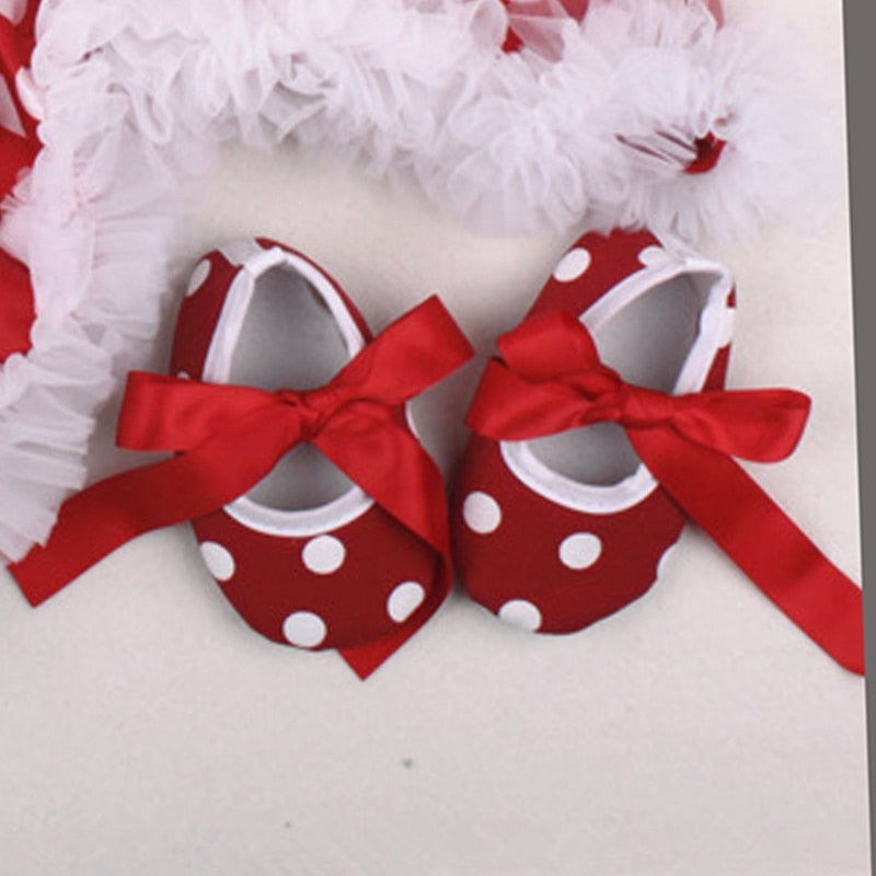 Christmas Baby Girl Gift Set | Festive 4-Piece Newborn Outfit