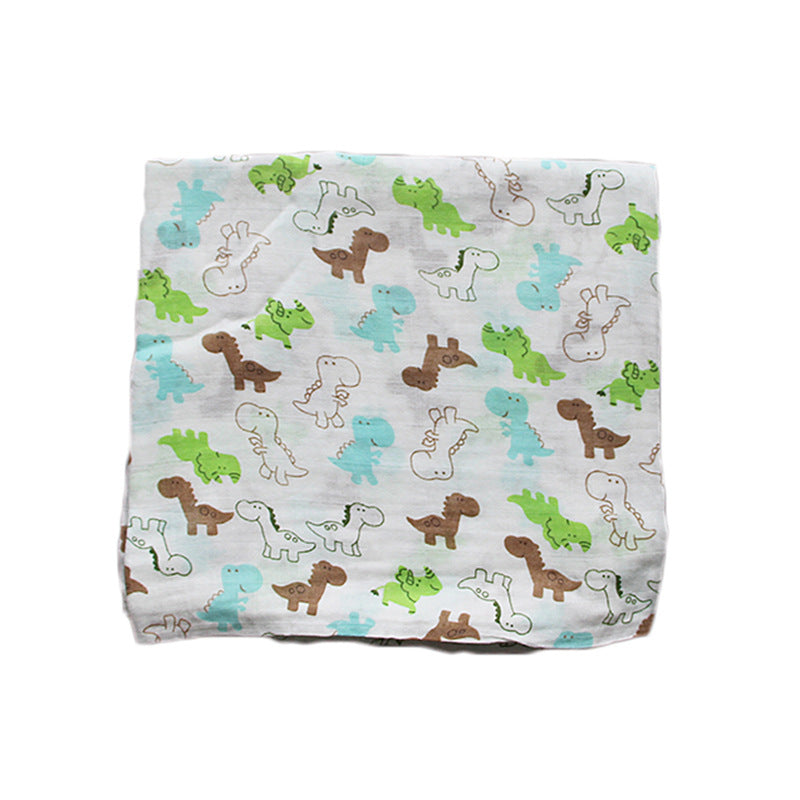 Bamboo Muslin Swaddle Blanket | Soft Neutral Receiving Blanket 120x120cm