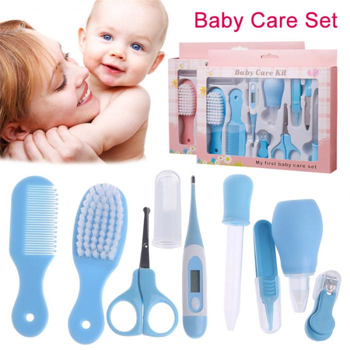 Baby Care Gift Set | 10-Piece Health & Grooming Kit for Newborns