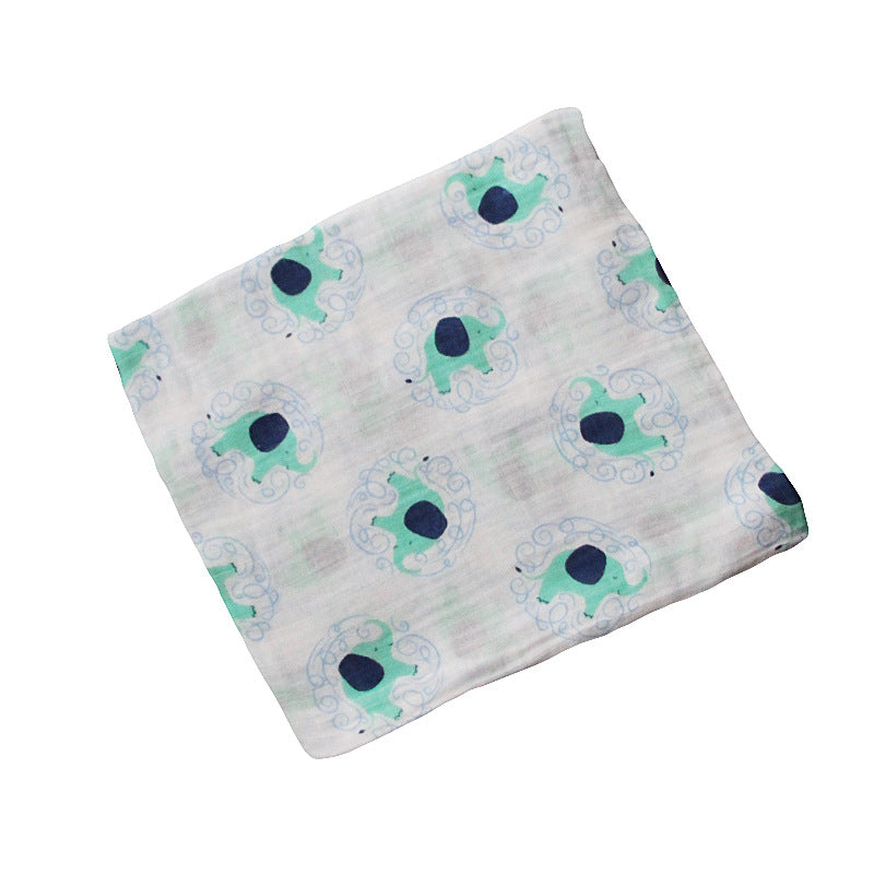 Bamboo Muslin Swaddle Blanket | Soft Neutral Receiving Blanket 120x120cm