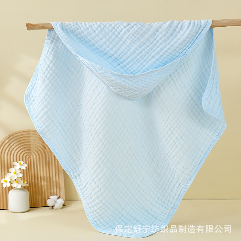 Hooded Baby Bath Towel | Soft Muslin Cotton 90x90cm for Newborns