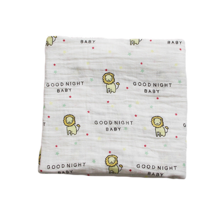 Bamboo Muslin Swaddle Blanket | Soft Neutral Receiving Blanket 120x120cm